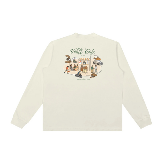 Vahlt Cafe Long Sleeve Tee