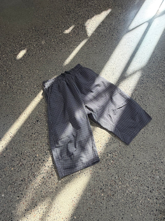 Plaid Long Shorts